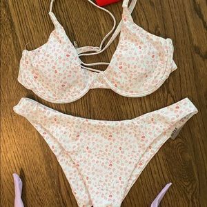 FLORAL SUIT NEVER WORN